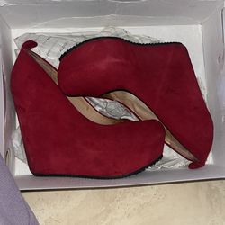Red alo heels
