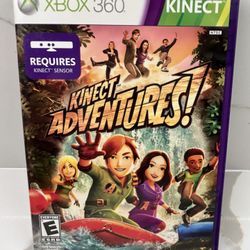 Kinect Adventures! (Microsoft Xbox 360) *COMPLETE W/ MANUAL