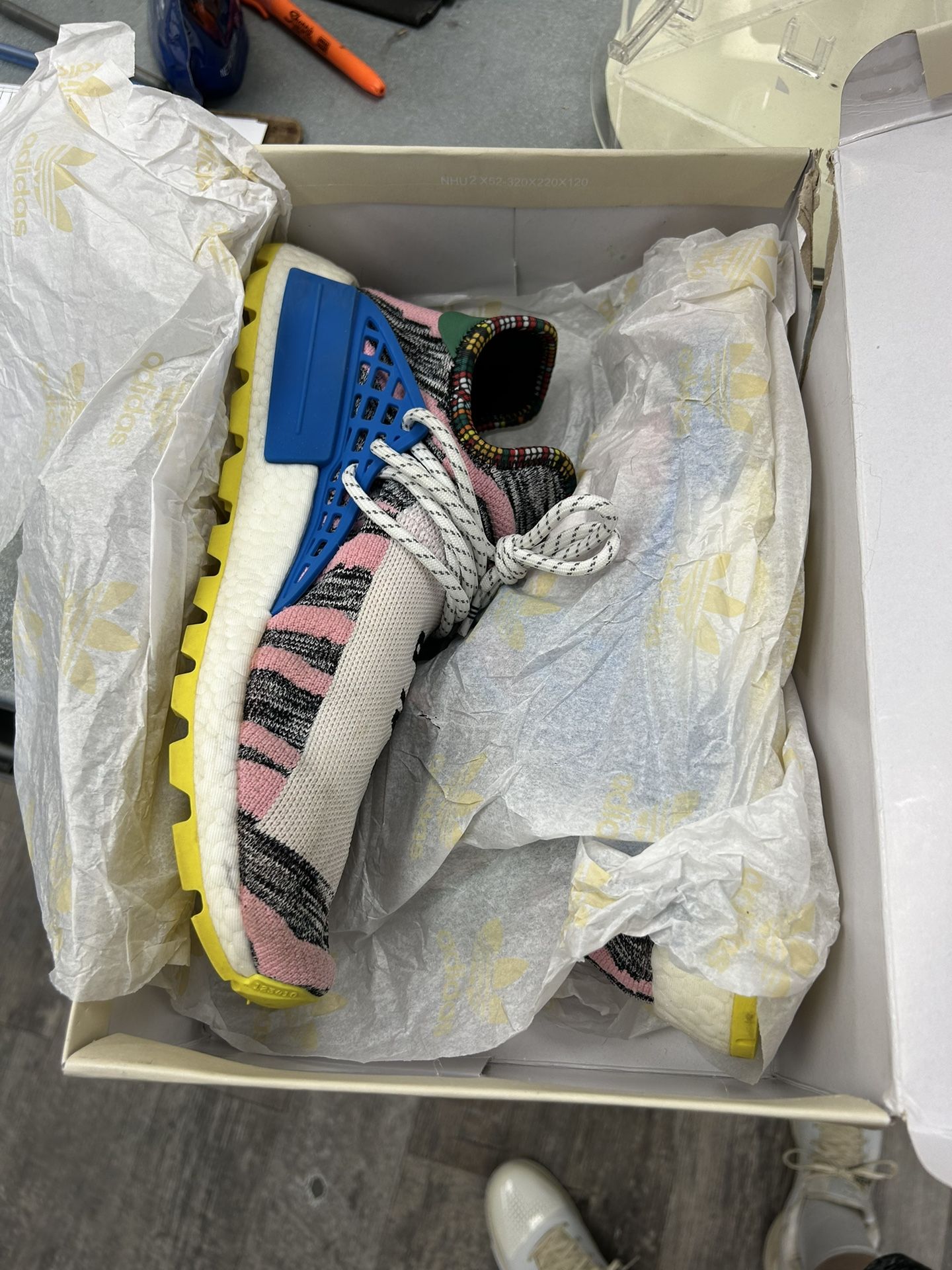 Adidas NMD Hu Pharrell solar pack mother