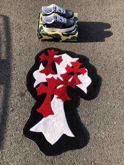 Chrome Hearts Hand Tufted Rug New 