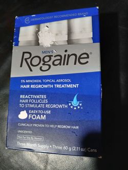 Men's Rogaine 5% Minoxidil Foam 3-Month Supply