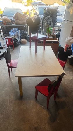 Mickey Mouse Table Set for Kid