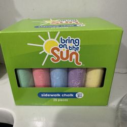 Sidewalk Chalk - 20 count NEW 