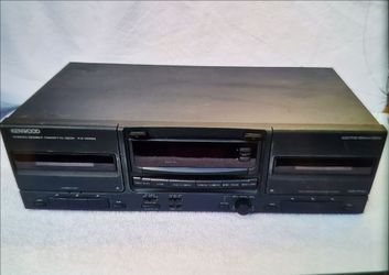 KENWOOD KX-W894 DUAL Cassette Deck. Tested