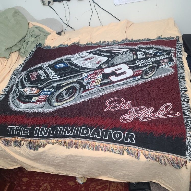 Dale Earnhardt Throw Blanket The Intimidator