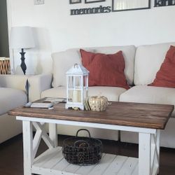 Cutom Made Farm Style Coffee Table