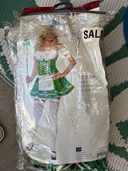 Lucky Lass St. Patrick's Day Costume M/L