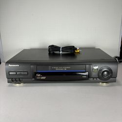 Panasonic Omnivision PV-V4620 Blue Line VCR VHS Video Cassette Player