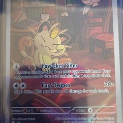 Pokemon Team Rockets Meowth 203/182