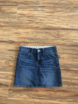 Uniqlo High Waisted Denim Skirt