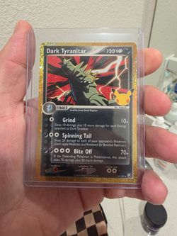 Dark Tyranitar Holo Pokémon Card 19/109