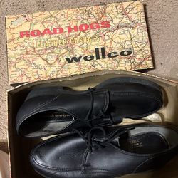 Wilco road hogs, black golf shoes size 8 1/2 medium
