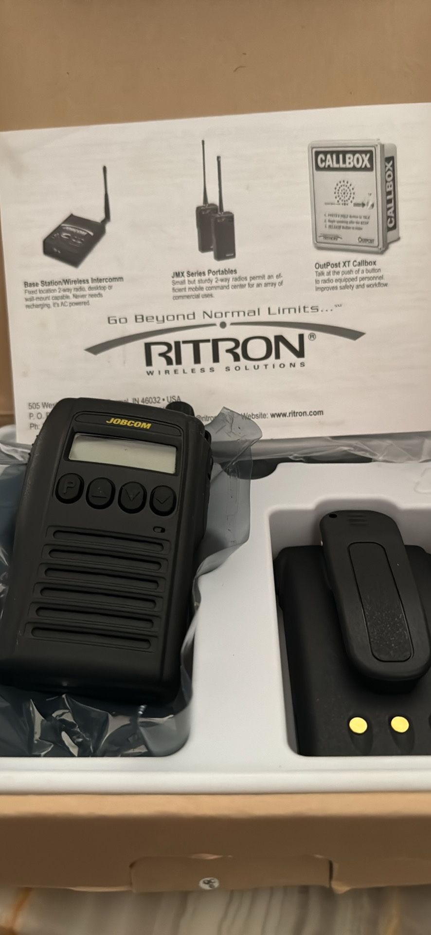 Ritron 2 Way Radio . 2 With 2 Charging Stations