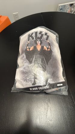 Adult Kiss Costume Size 3X Used With 2 Wig Options and Mask