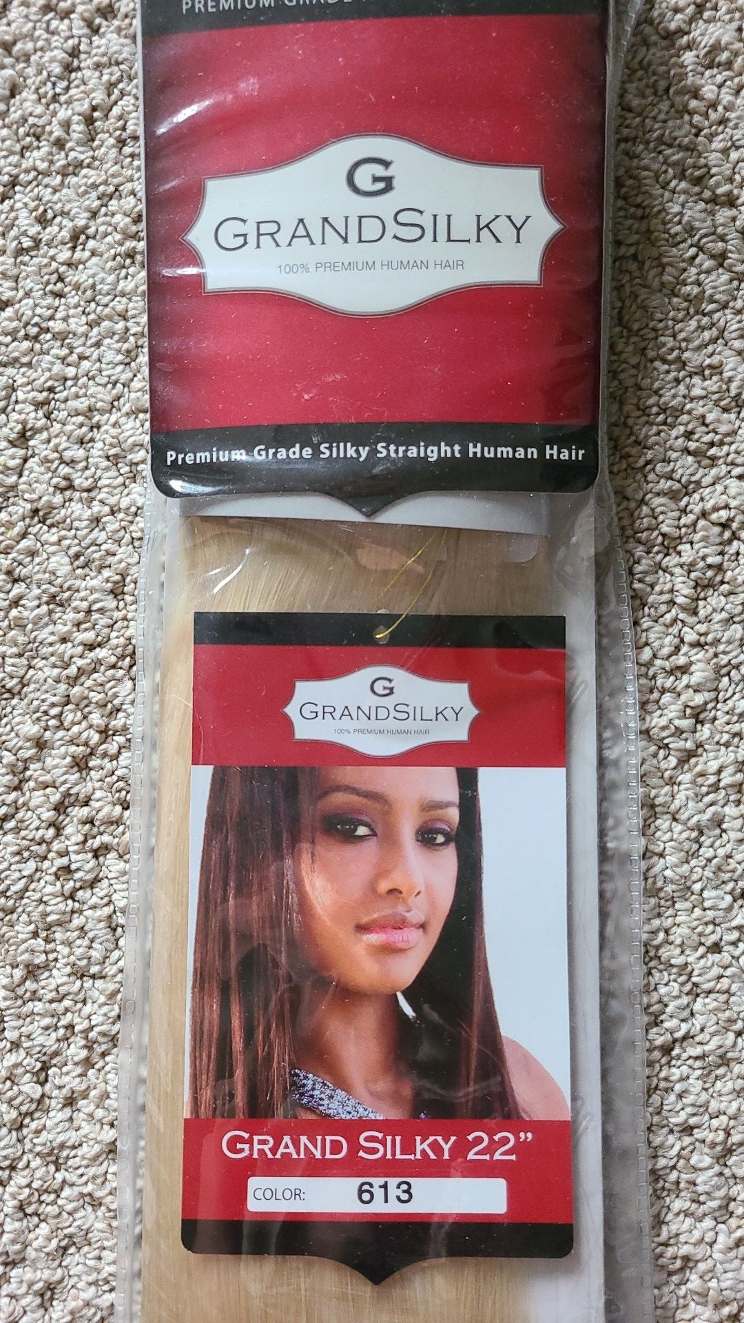 Grand Silky 100% Human Hair 22" Blonde (#613) Originally $131