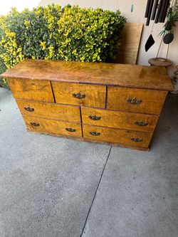 7 drawer dresser solid wood