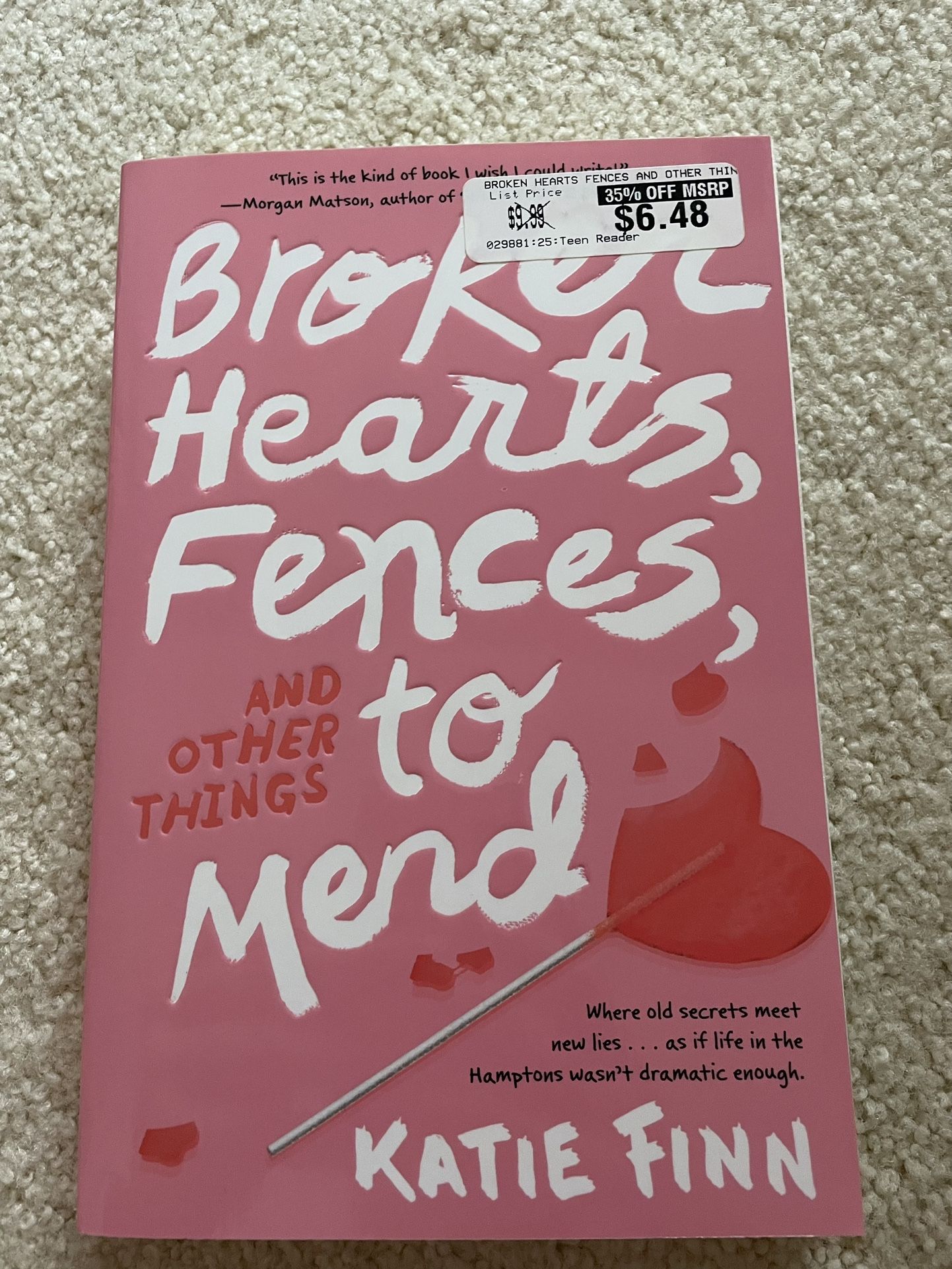 A Broken Hearts and Revenge Novel Ser.: Broken Hearts, Fences and Other...