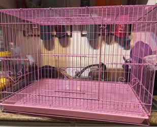 PINK BIRD CAGE