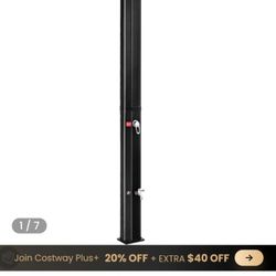 7.2 Ft Adjustable Solar Heating Shower $120