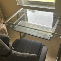 Computer Desk And Chair 