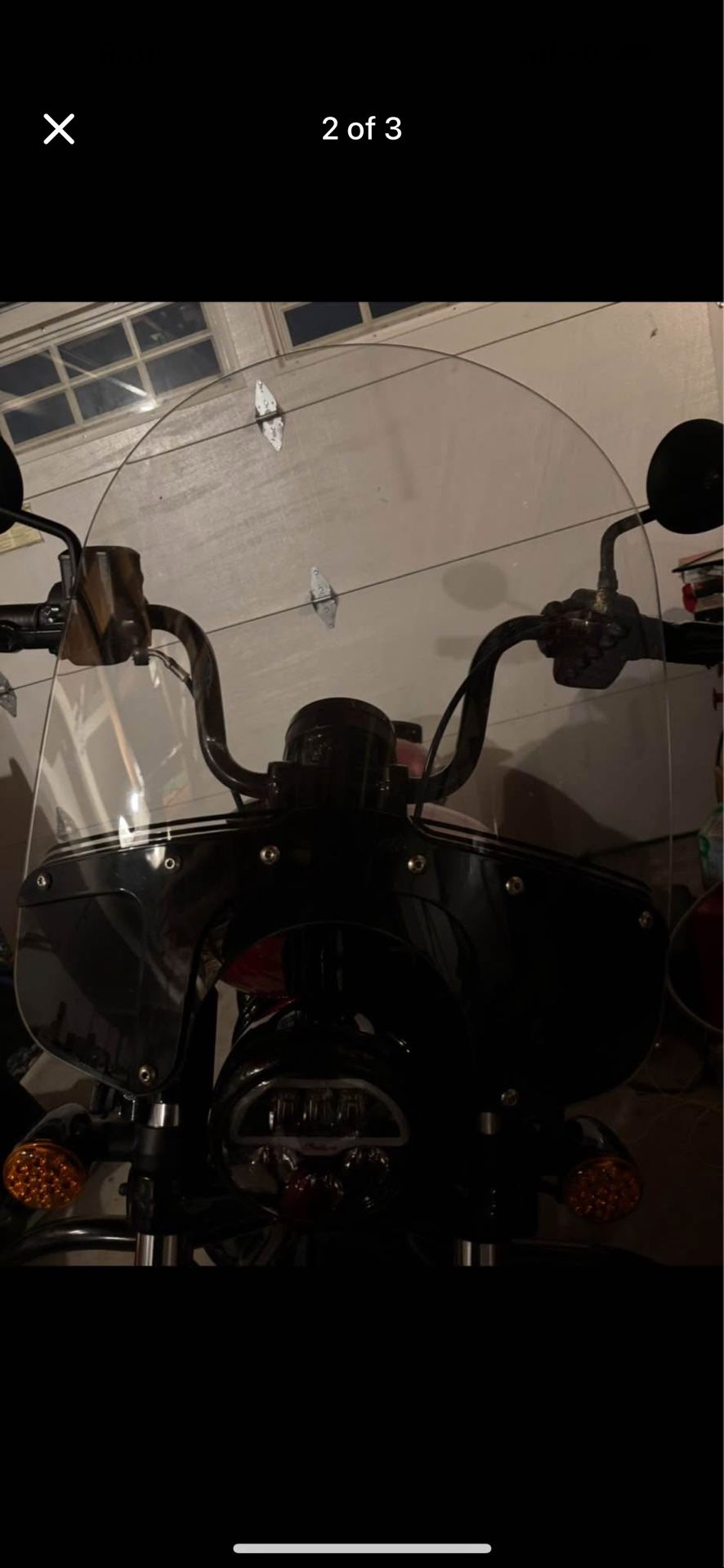 Brand New!! Clear 17.8" Q/ Release Flared Low Windshield 2022-2024 Chief Bobber, Dark Horse, Super Chief, Sport, Chieftain