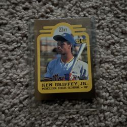 1991 Bleachers 23KT Ken Griffey Jr. Near Mint