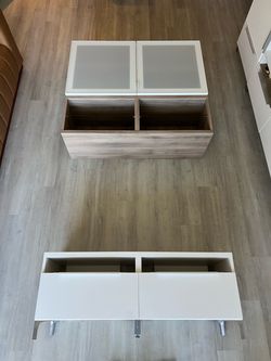 IKEA TV Unit + Wall Cabinet Set - $500 Value - Selling for $150