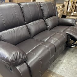 SOFA RECLINER  BROWN