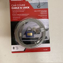 Car Cover Cable & Lock