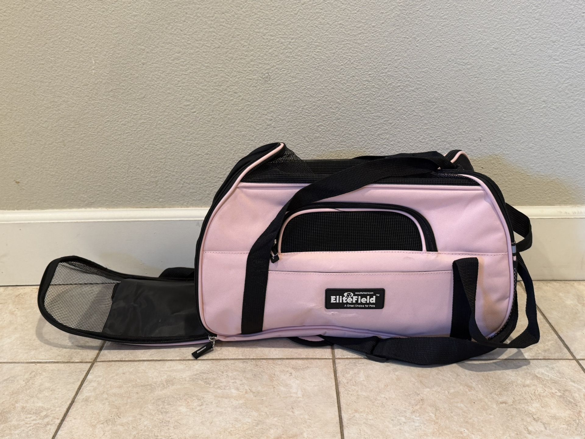 Pink EliteField Dog & Cat Carrier Bag