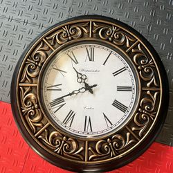 Wall clock 21” Westminster