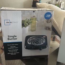 Mainstays Single burner 
