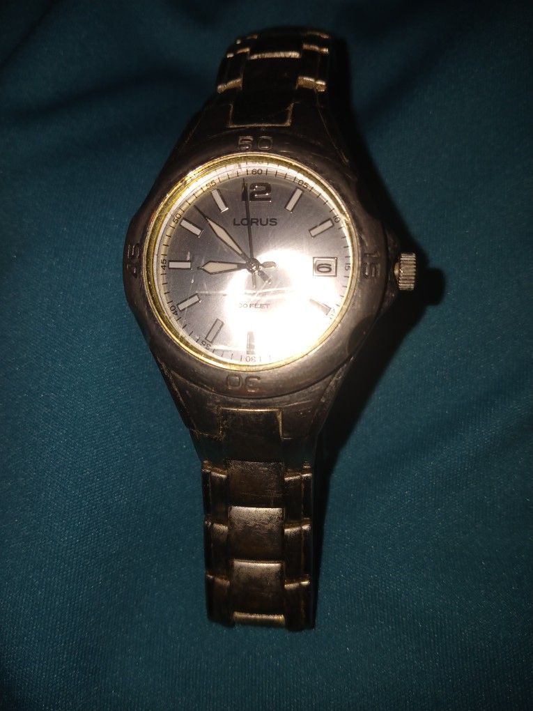Lorus Silver Watch 100 Feet