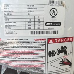 50 Gal Rheem Water Heater