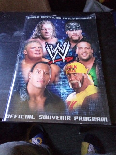 WWE 2002 Official Souvenir Program $100