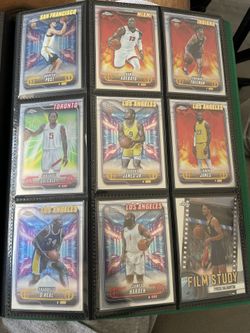 NBA Topps Chrome Basketball Cards Lot