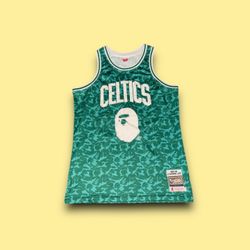 BAPE x Mitchell & Ness Boston Celtics ABC Basketball Swingman Jersey