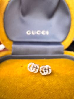 Gucci diamond stud earrings