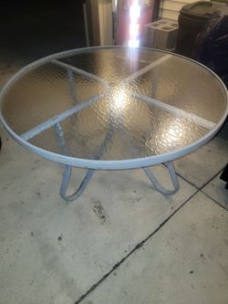 Patio table