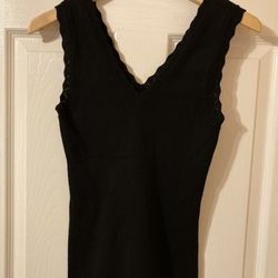 Black Knitted Vest