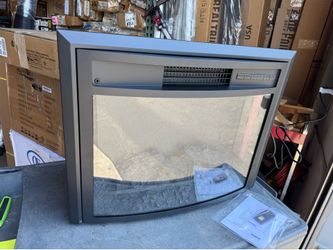 Lippert 2022302182 2022 Greystone 26" Curved Wall Mount Fireplace With Remote
