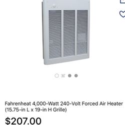 Electric Heat In Wall Heater Up To 400 Sf 240v