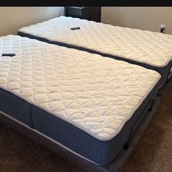 Cal king split Adjustable Bed