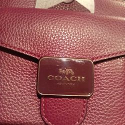 Brand New Coach Crossbody In Boysenberry 