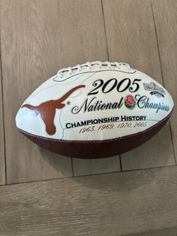Texas Longhorns 2005 National Championship Rawlings Football