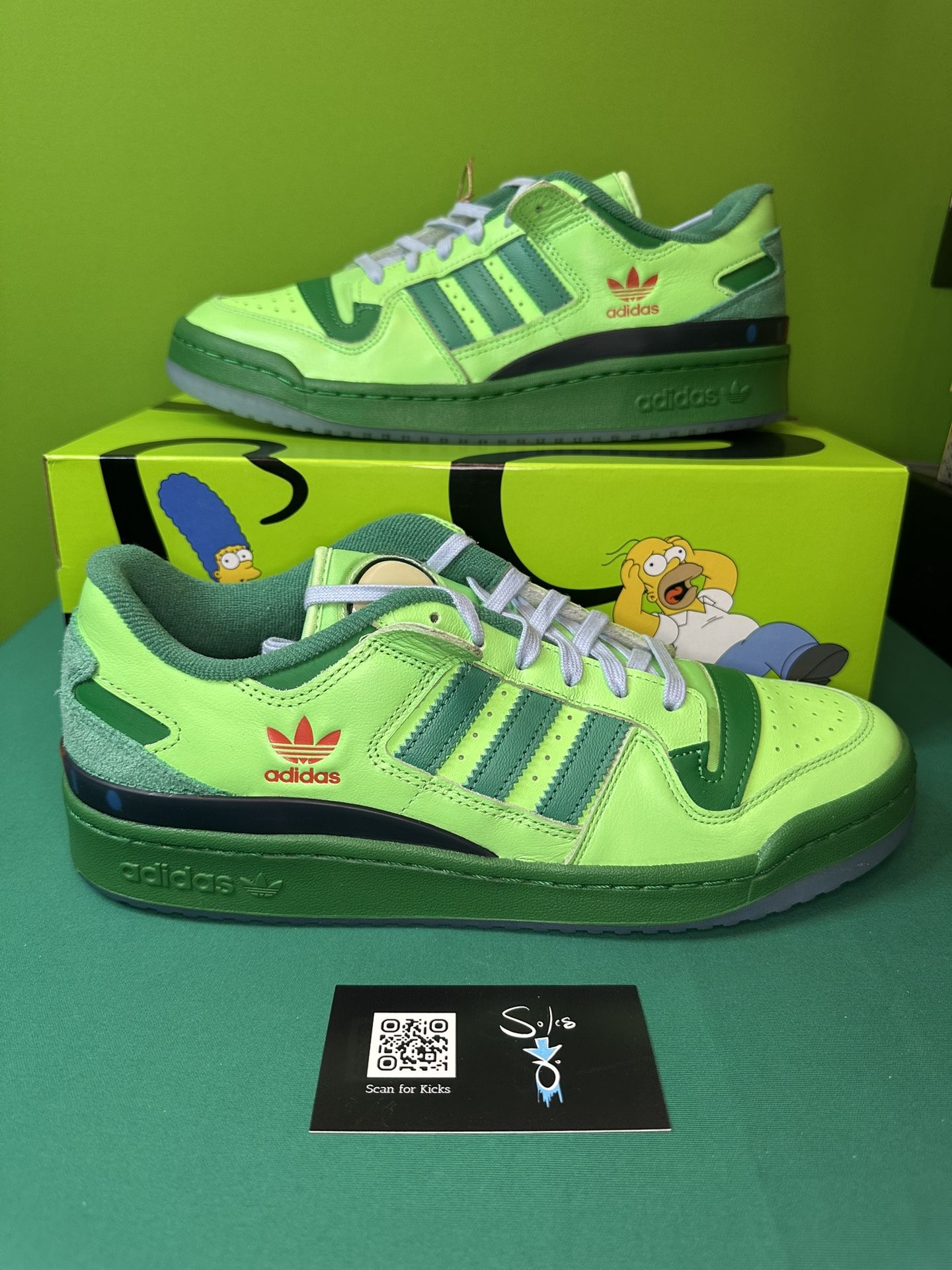 Adidas Forum Low “The Simpson Treehouse of Horror” NEW Size 10 OG ALL JQ5290
