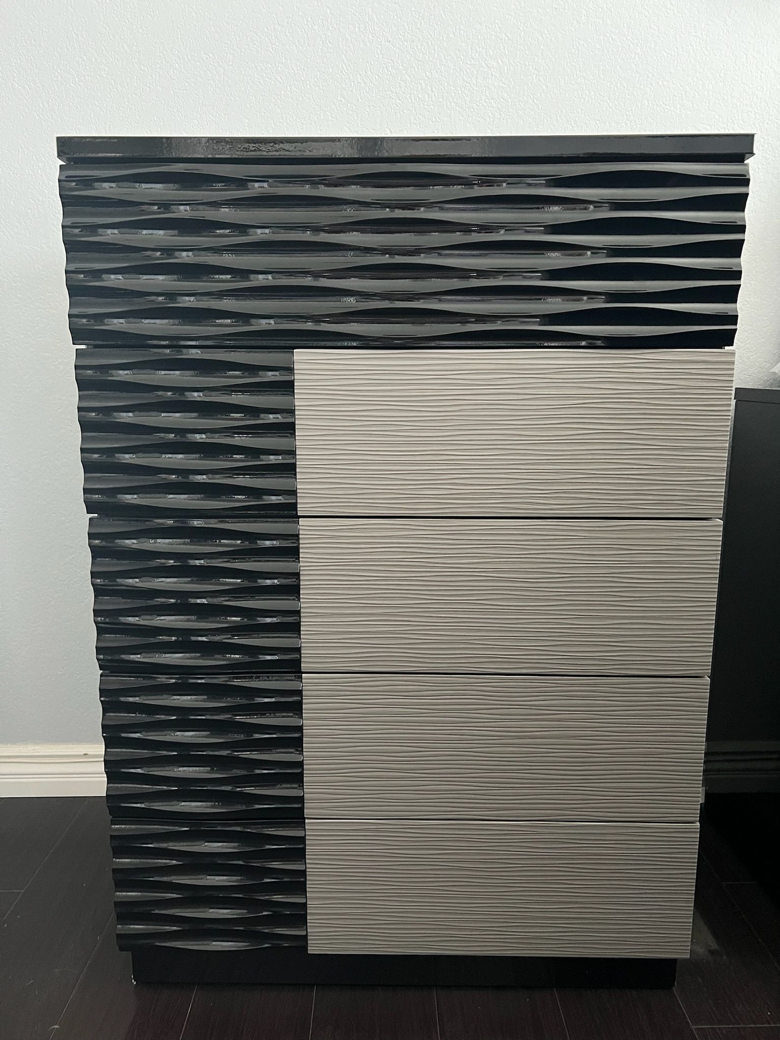 Modern 3 Drawer Dresser Clothes Storage Organizer Furniture