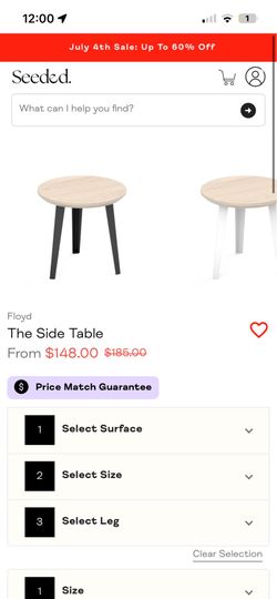New table New table