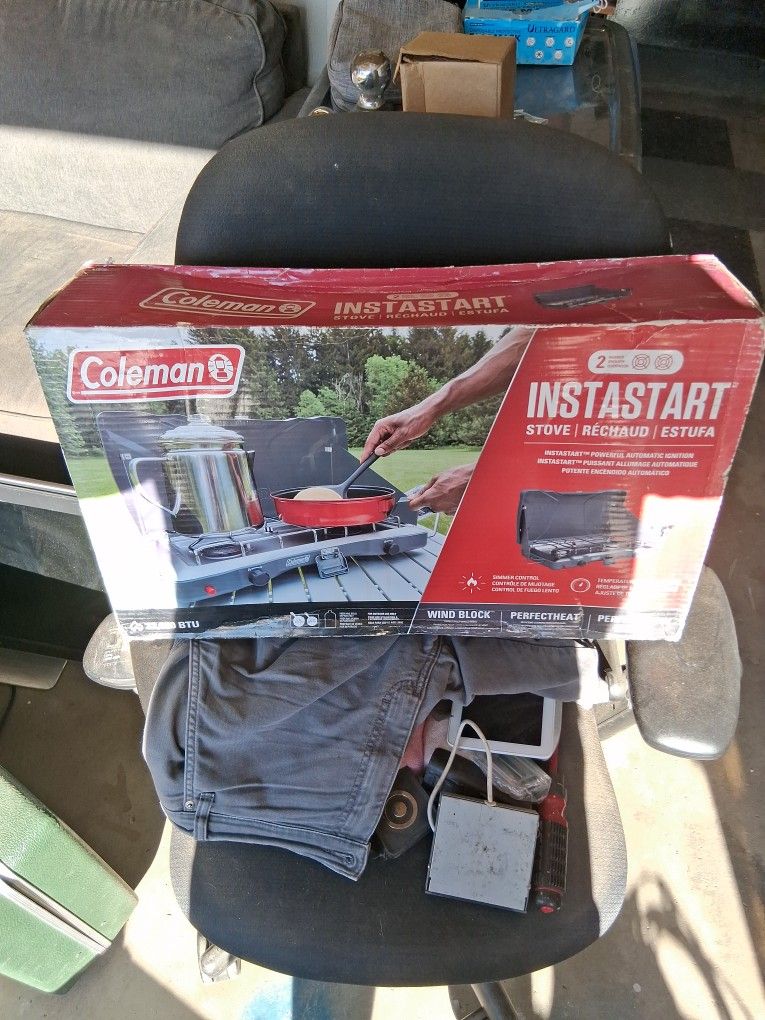 Coleman instant start stove Retails For 150 Selling For 50 Brand New