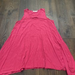 Women’s Hot Pink Tunic Shirt Size Médium By Dablju #1
